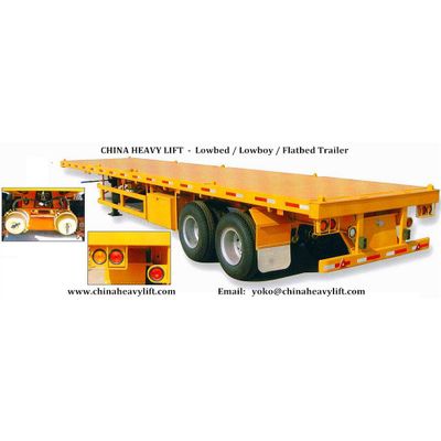 CHINA HEAVY LIFT - Two Line Four Axle Lowbed Trailer
