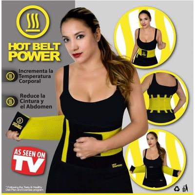 Sweat Belt Power Gym Belt Girdle Shaper Hot Belt Power Girdle Belt Waist Trainer Support Slimming