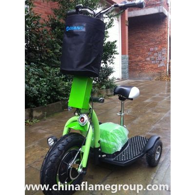Electric Standing-Up Trike Scooter/Electric Tricycle Scooter/Electric Patrol Scooter