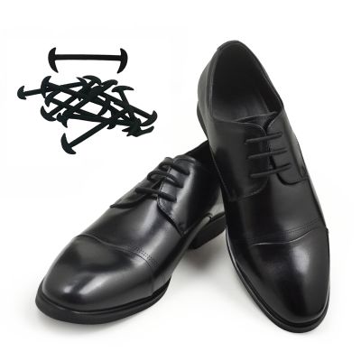 Tieless Silicon Shoe Laces For Leather shoes men gift