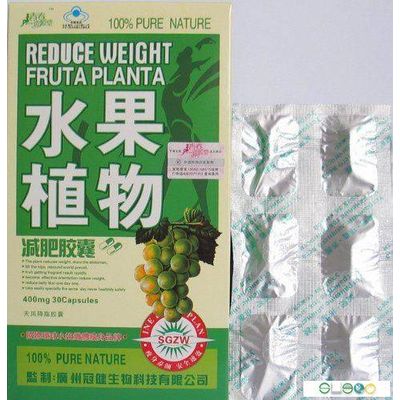 100% Pure Fruta Planta Fruit Plant Reduce Weight Diet Pills