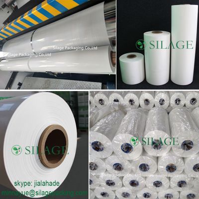 opaque white Silage Film,500mm25mic1800m,Agriculture Silage Wrap Film