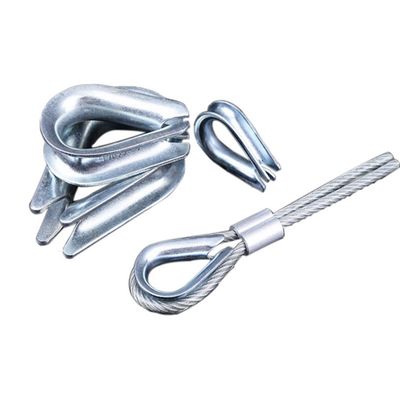 Rigging hardware zinc plated wire rope thimble