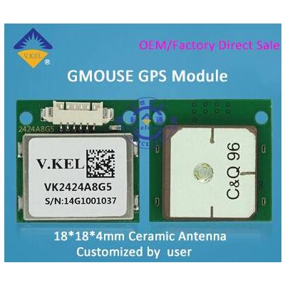 2pcs VK2424A8G5 Gmouse GPS Module GPS Ceramic Antenna with TTL for Car/Vehicle FACTORY DIRECT SALE W
