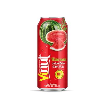 490ml VINUT 100% Fresh Watermelon Juice with Pulp drink from Vietnam Suppliers Manufacturers