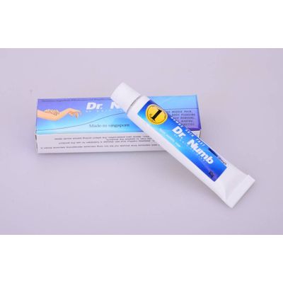 Dr Numb no pain cream for tattoo before use