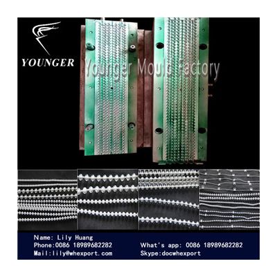 roller blinds curtains endless plastic ball chain mould