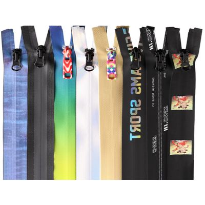 Printing zipper for Outdoor Products Luggage and Backpacks