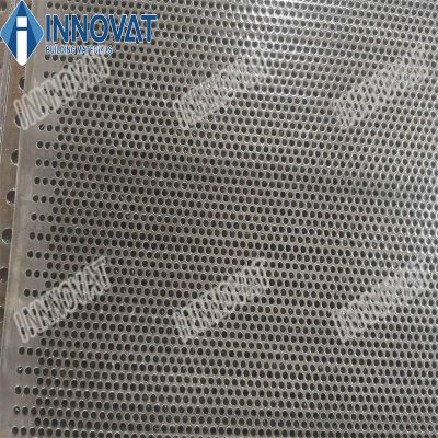 decorative mild steel metal perforated mesh sheet with small holes