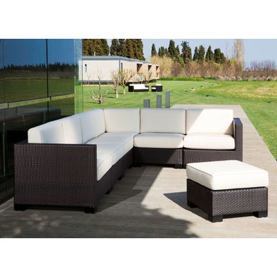 Outdoor Sofa Set Rattan, With Cushions Garden Furniture Outdoor.