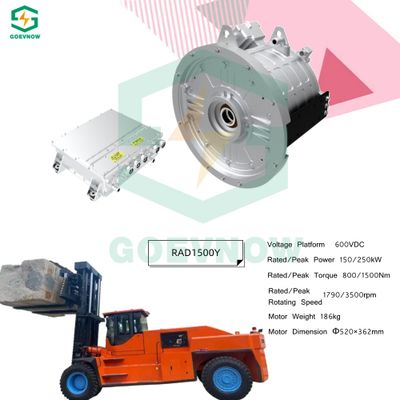 Electric Engine for Battery Forklift Rad1500y Synchronous Motor Controller EV Driving Kit