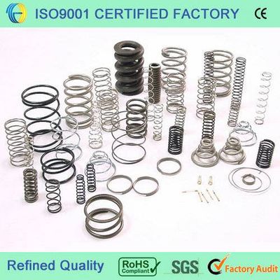 Industrial custom cold formed conical steel compression coil Vibration screen spring