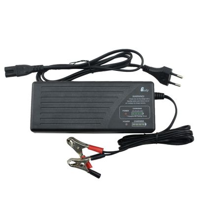 24V 2.8A LiFePO4 battery charger for 8 cells 25.6V battery pack with battery meter indicating
