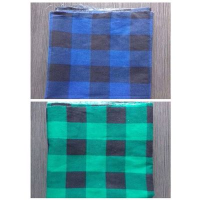 Blue and Black Check Flannel
