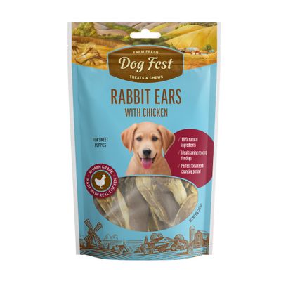 Rabbit Ears with Chicken for puppies