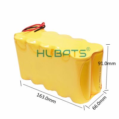 Hubats F 7000mAh 10S1P 7Ah 12v Customized Nickel Cadmium rechargeable battery pack