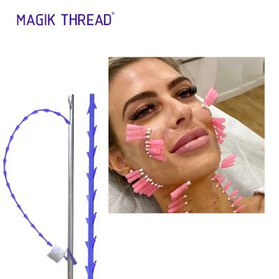 Magik Thread pdo smooth screw cog thread lift body neck lip nose lifting with threads usa
