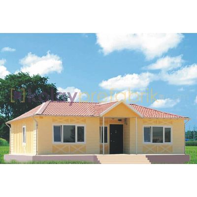 Prefabricated House 118 m2 One-Storey (3+1)