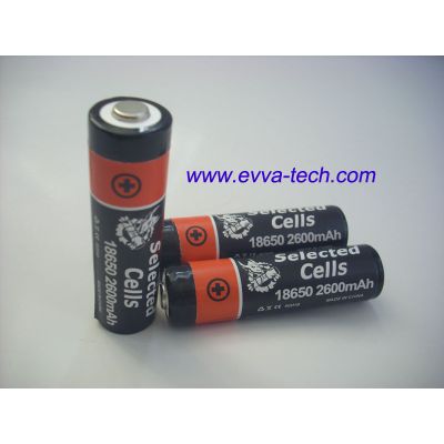 Flashlight Battery Protected 18650 Battery 2200mAh with  protection