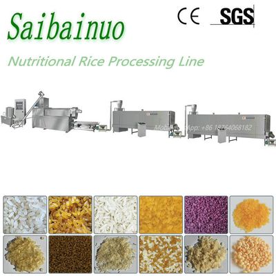 Reconstituted Fortified Rice Extruder Nutritional Artificial Rice Making Machine