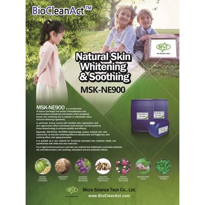 Natural skin whitening & soothing (Cosmetic ingredient)