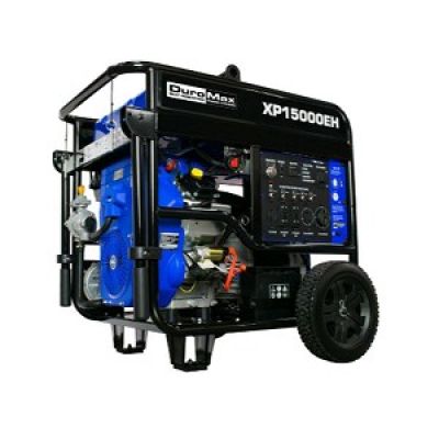 DuroMax XP15000EH 15,000-Watt V-Twin Electric Start Dual Fuel Hybrid Portable Generator