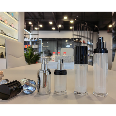 Acrylic luxury Airless vacuum pump bottle
