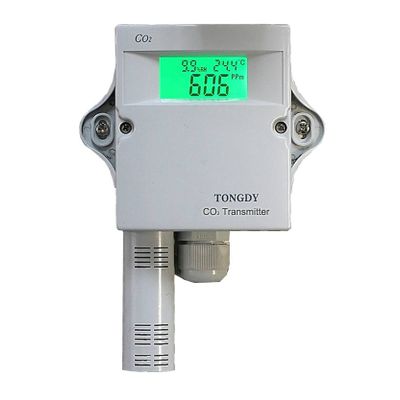 co2 transmitter with adown probe LCD display