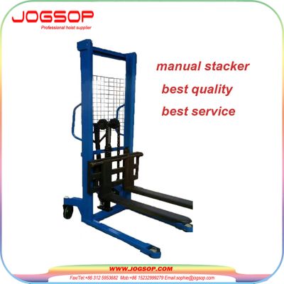 500-2000kg Load Capacity Manual Pallet Forklift Jack Stacker