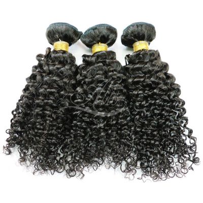 7A brazilian curly human hair weave