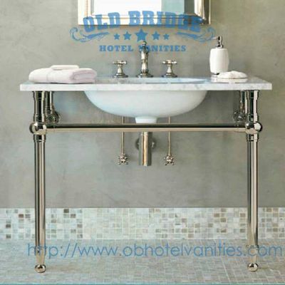 High quality stainless steel vanity base with metal legs