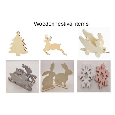 Wooden festival items