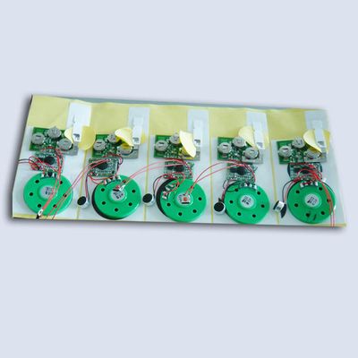 4 Sets Recordable Greeting Card Sound Modules for DIY Musical Cards
