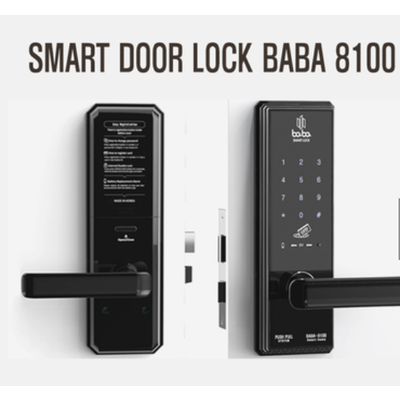 hexia smart lockElectronic Smart door lock BABA-8100 Swipe Card Code Opening Electronic Door Locks