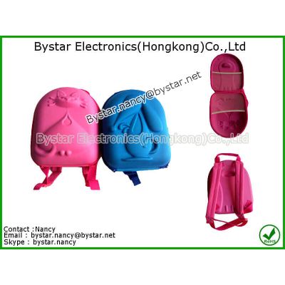 Children backpack school bag hard case EVA carrying case ant-shock case foam EVA case EVA protectiv