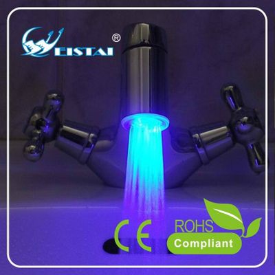 2013 new design hydro water glow LED waterfall faucet light with CE ROHS WST-1694-C