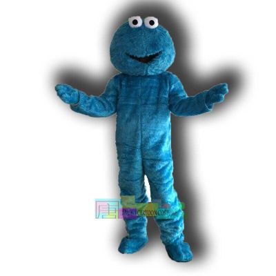 Blue COOKIE MONSTER mascot costumes for sale anime carnival costume Halloween Dress free shipping