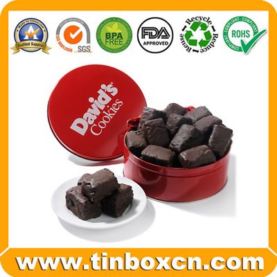 Chocolate Tin,Chocolate Box,Round tin can,food tin box