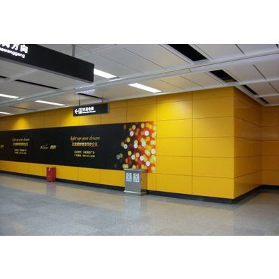 Interior/tunnel/subway station cladding panel, wall panel ,fire-resistant and easy to installI