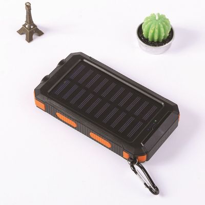 Waterproof Solar Power Bank 20000mah Solar charger mobile power phone solar charging