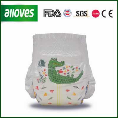 Alloves non-woven soft baby diapers disposable nappies