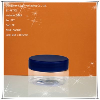 50ml Plastic PET Jar for Body Butter