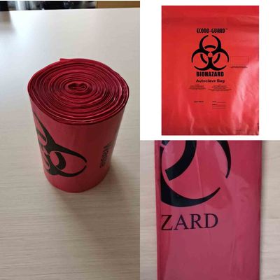 Autoclavable Biohazard Waste Bags for hospital use PP,PE