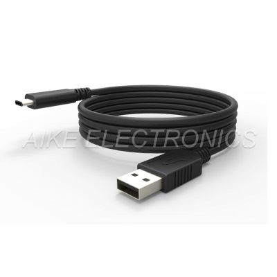 USB AM 2.0 to Type C (USB-C) Male Cable(Overmold-Black)