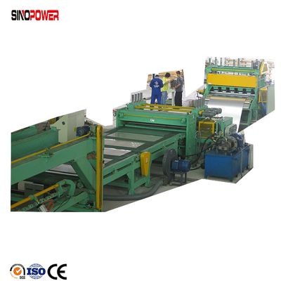 4m 6m length sheet cutting and leveling machine line