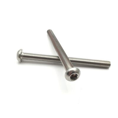 A2 SUS304 stainless steel button hex socket bolt ISO7380