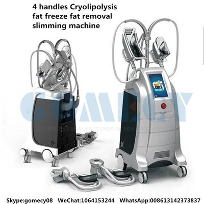 4 handles cryo therapy cryolipolysis fat freeze slimming machine cool technology