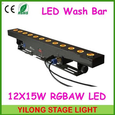 12X15W RGBAW led wall washer,5 in 1 led wash bar,cheap dicso light for sale