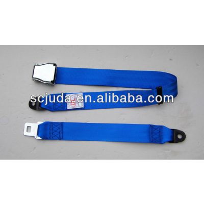 Blue Airplane seat belt& Aircraft seat belt metal mechanism