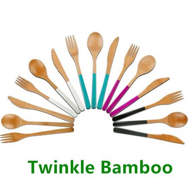 Bamboo Tableware bamboo spoon fork and knife Wholesale